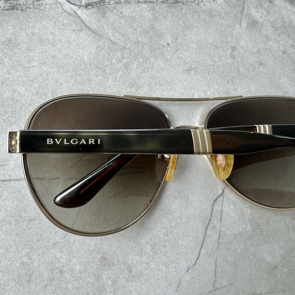 BVLGARI Aviator Sunglasses Unisex - Picture 2 of 5